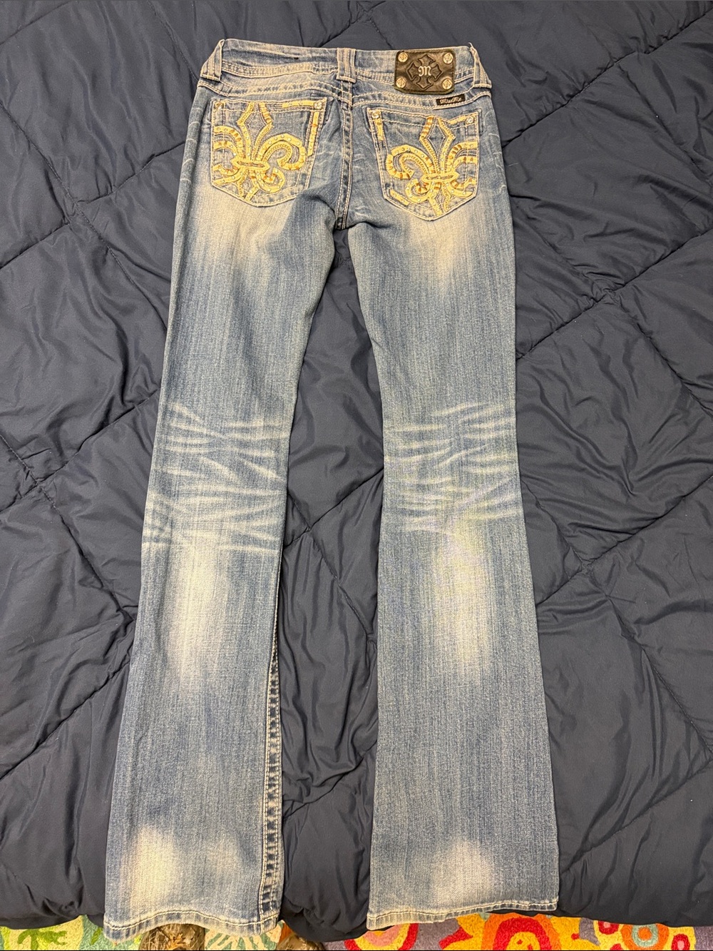Miss Me Light Blue Boot Cut Jeans 28